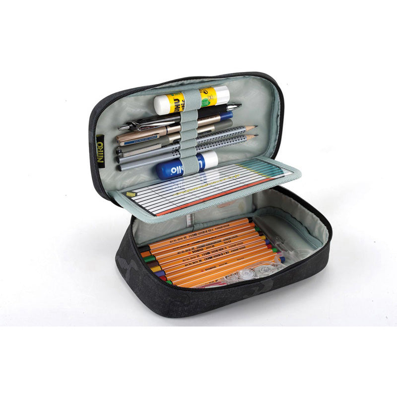 Nitro Pencil Case XL Federmäppchen für Schule Forged Camo