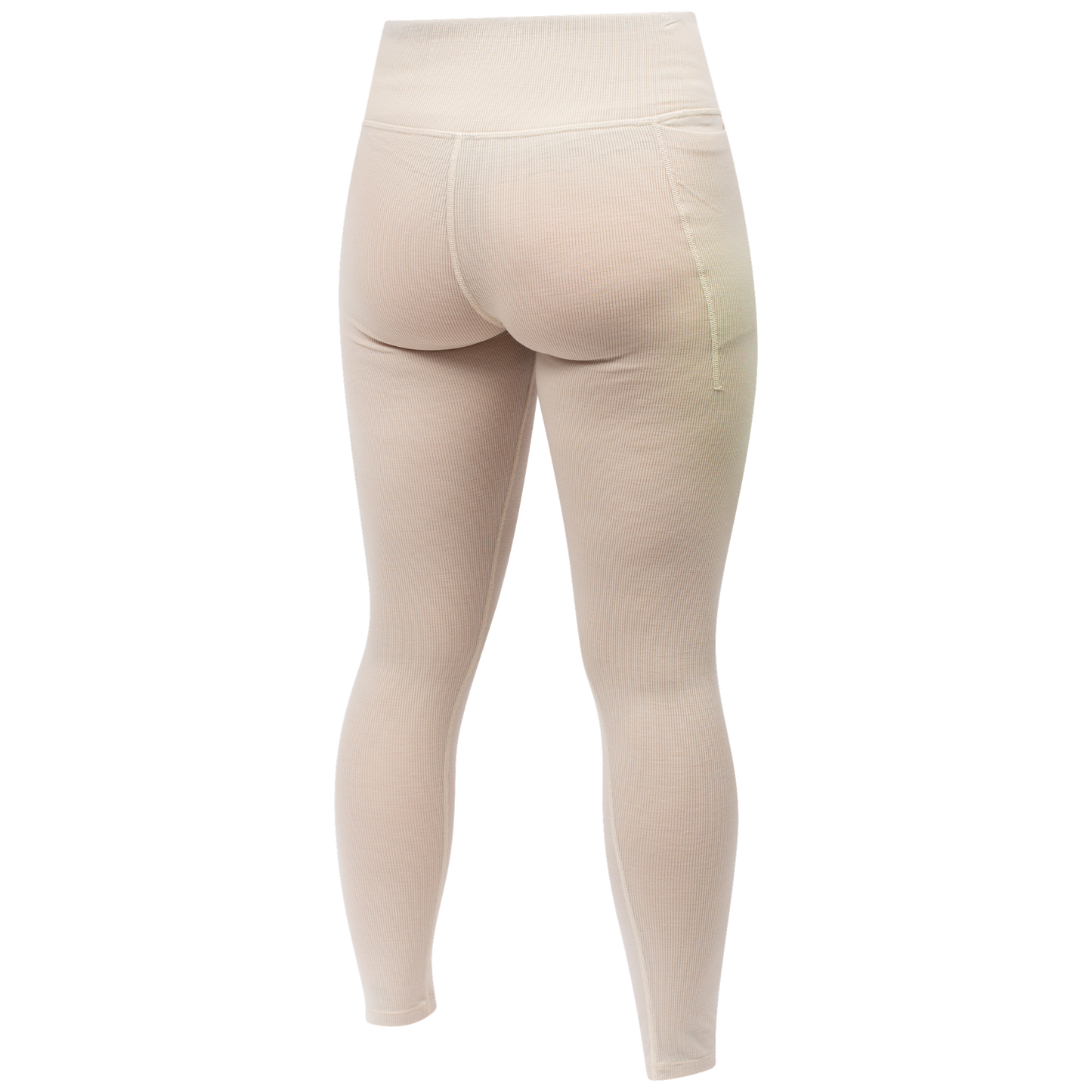 Eivy Pocket Wool Rib Tights Faded Cloud Damen ( Farbe Weiss )