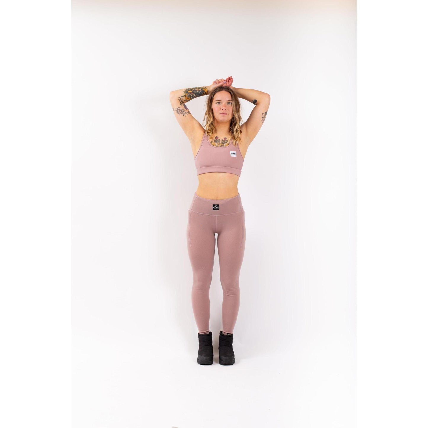 Eivy Pocket Wool Rib Tights Snowboard Faded Woodrose