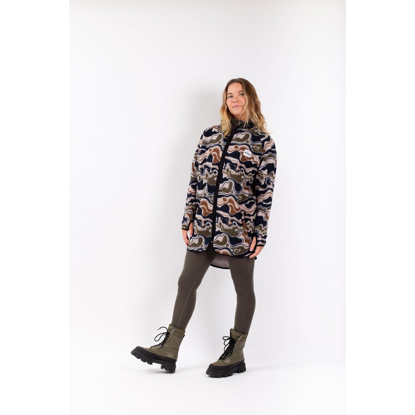 Eivy Redwood Sherpa Coat Snowboard Curve Camo (25)