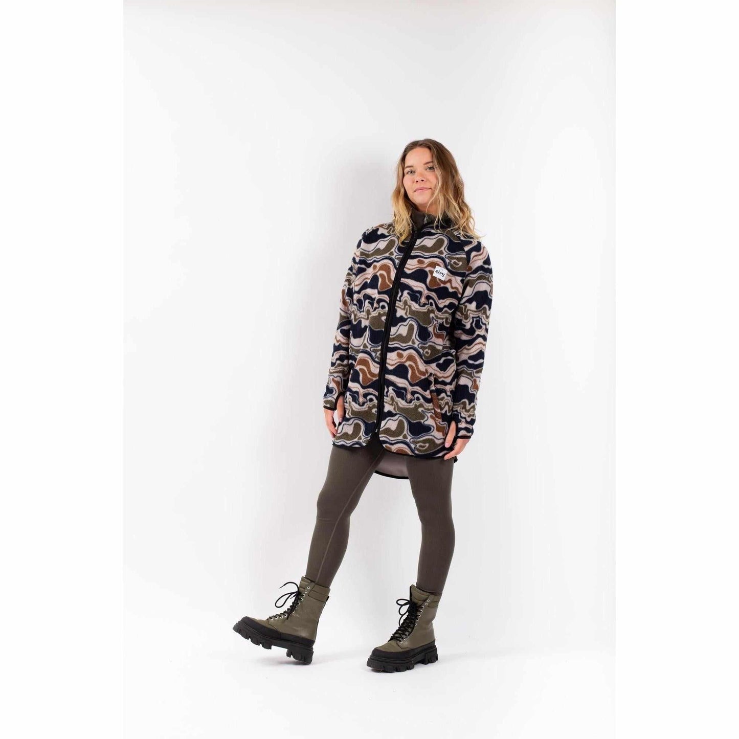 Eivy Redwood Sherpa Coat Snowboard Curve Camo (25)