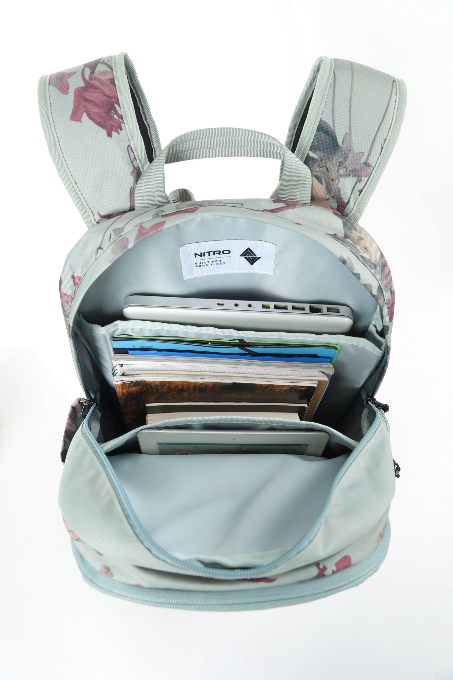 Nitro Future Hero 37 Liter Rucksack DEAD FLOWER Blumen Pack mit 17 Zoll Laptopfach