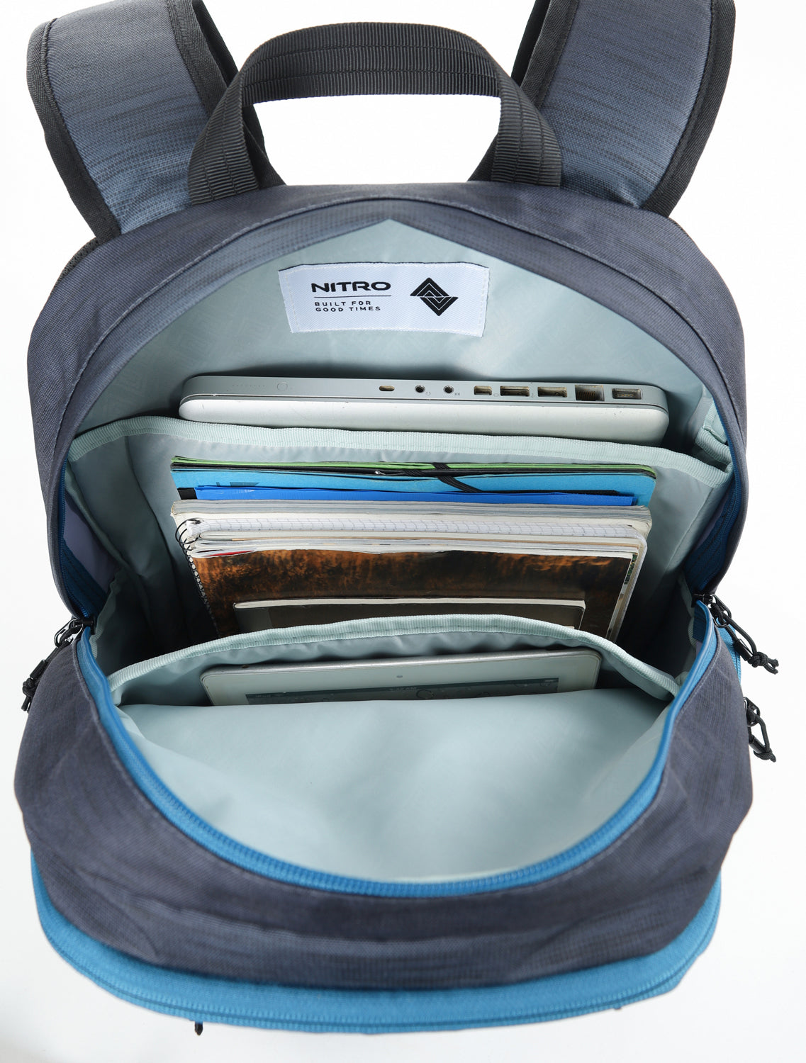 Nitro Future Hero 37 Liter Rucksack HAZE Daypack mit 17 Zoll Laptopfach