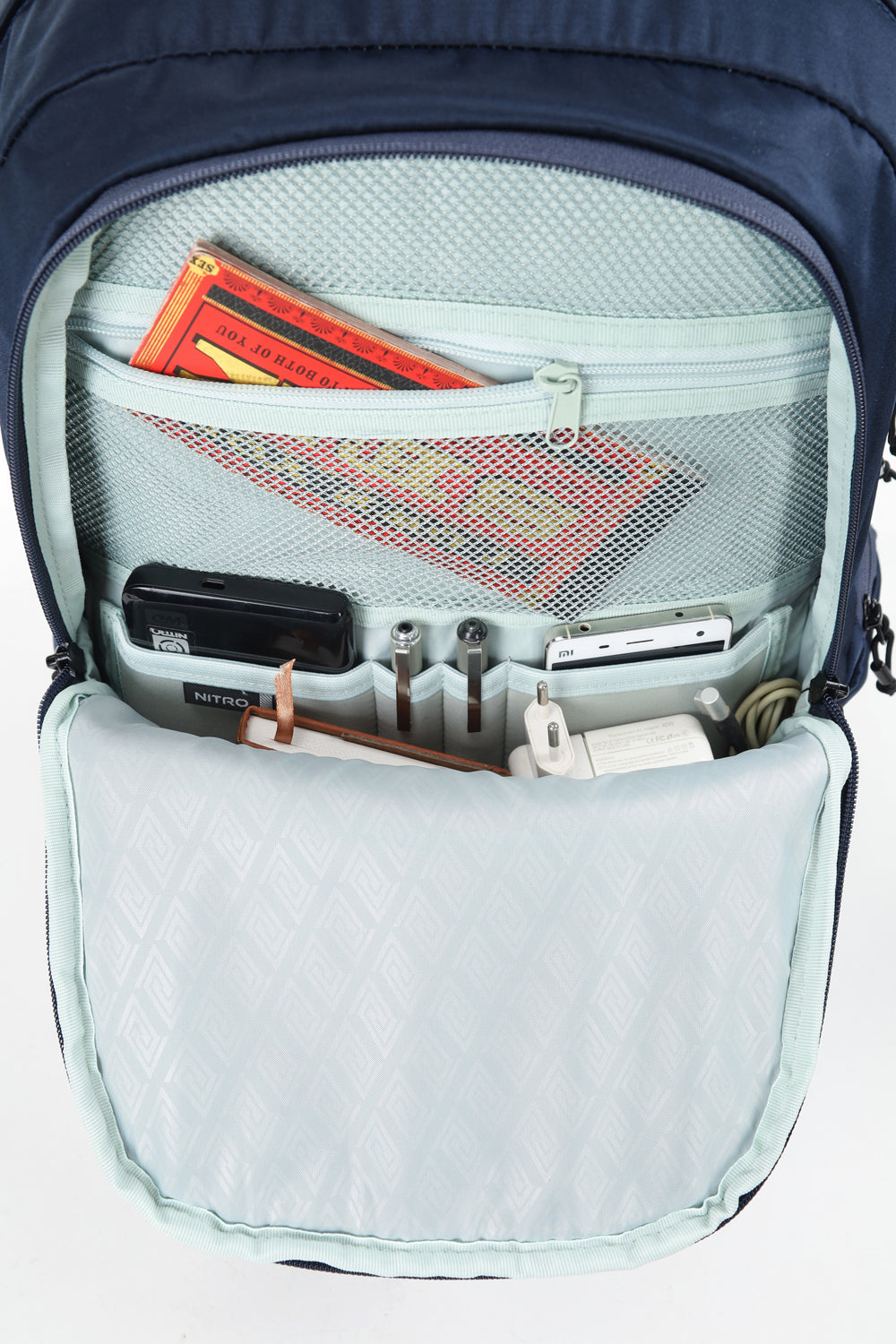 Nitro Future Hero 37 Liter Rucksack NIGHT SKY (Dunkelblau) Daypack mit 17 Zoll Laptopfach