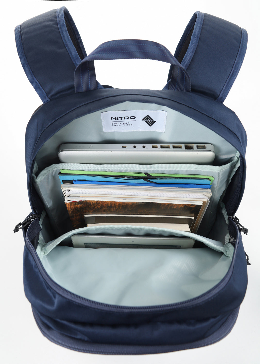 Nitro Future Hero 37 Liter Rucksack NIGHT SKY (Dunkelblau) Daypack mit 17 Zoll Laptopfach