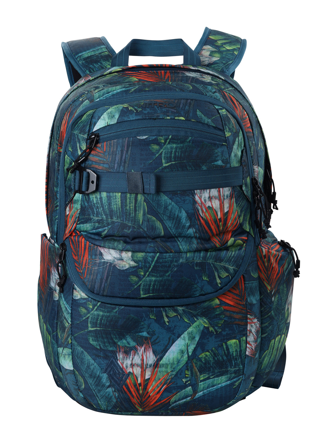 Nitro Future Hero 37 Liter Rucksack TROPICAL (Blumen) Daypack mit 17 Zoll Laptopfach