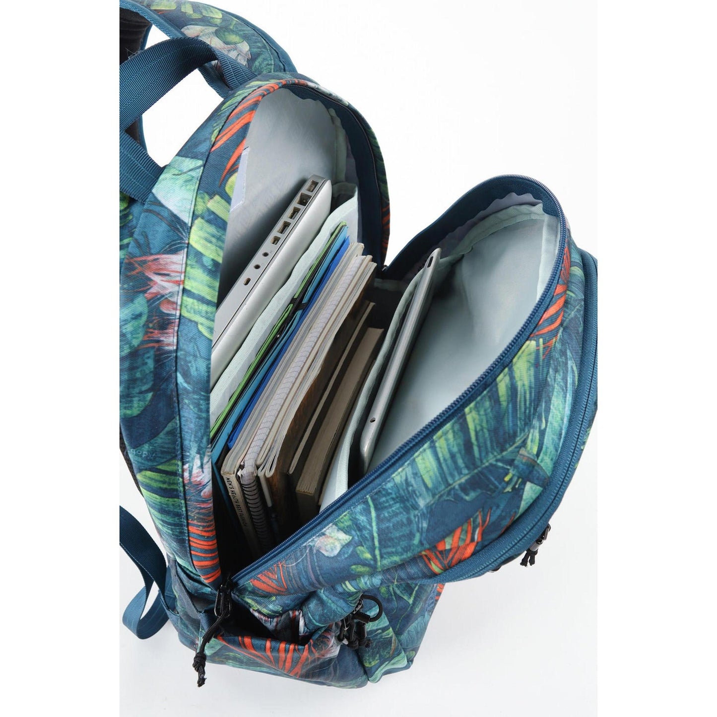 Nitro Future Hero 35 Liter Rucksack TROPICAL (Blumen) Daypack mit 17 Zoll Laptopfach