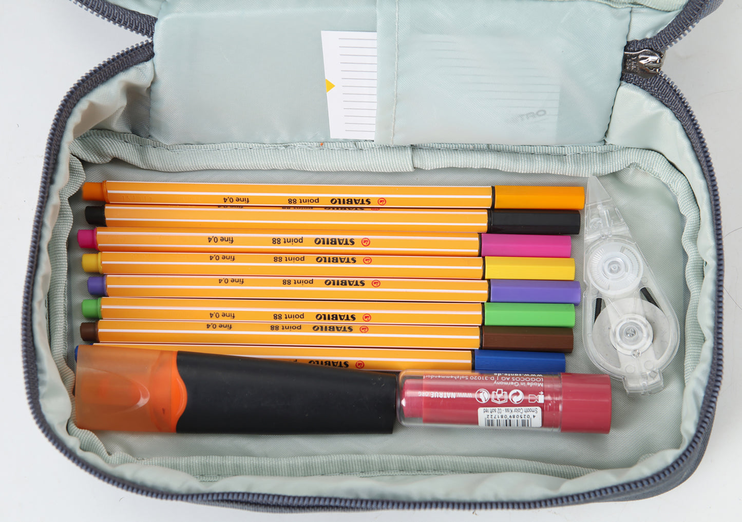 Nitro Pencil Case XL Federmäppchen für Schule GRAPHITE (Grau)