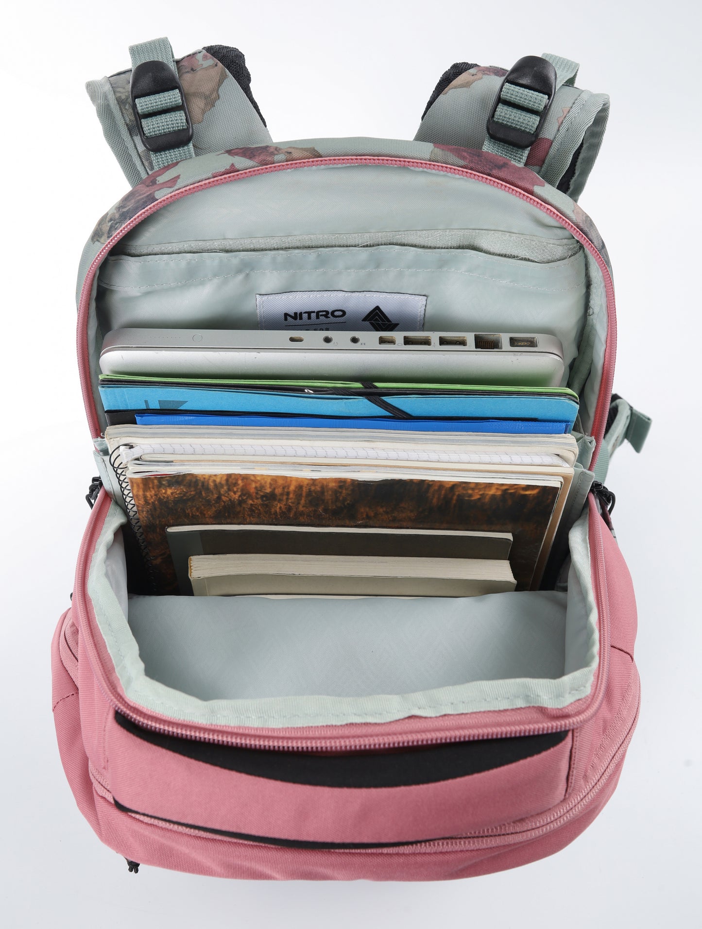 Nitro Superhero 30L Rucksack Schulrucksack WOODROSE