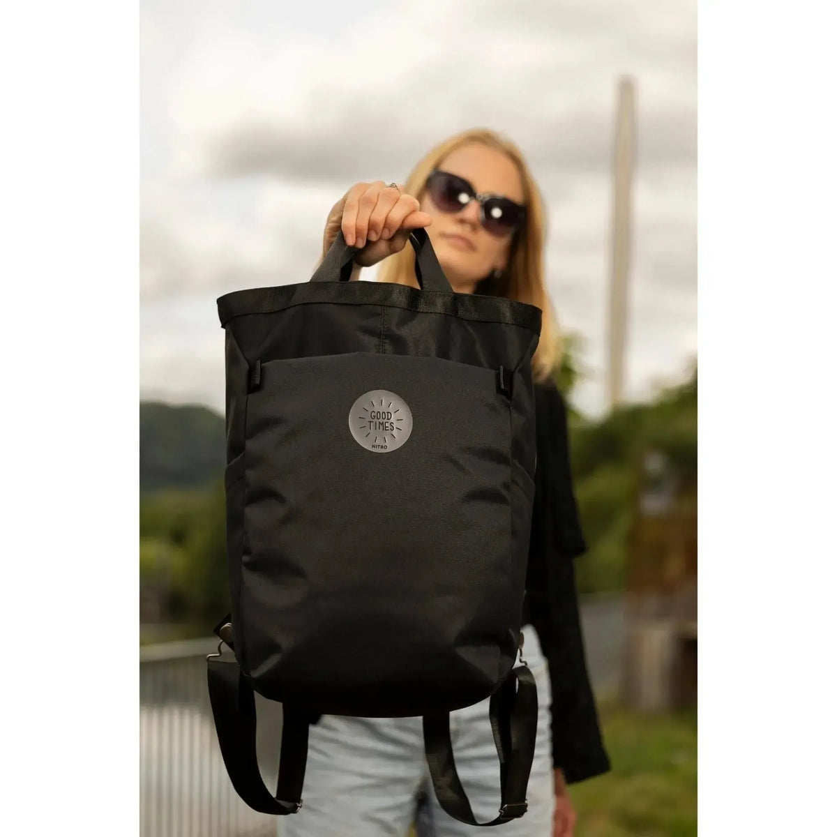 Nitro Mojo 16L Rucksack Tasche Pure Black-Nitrobags-Shop