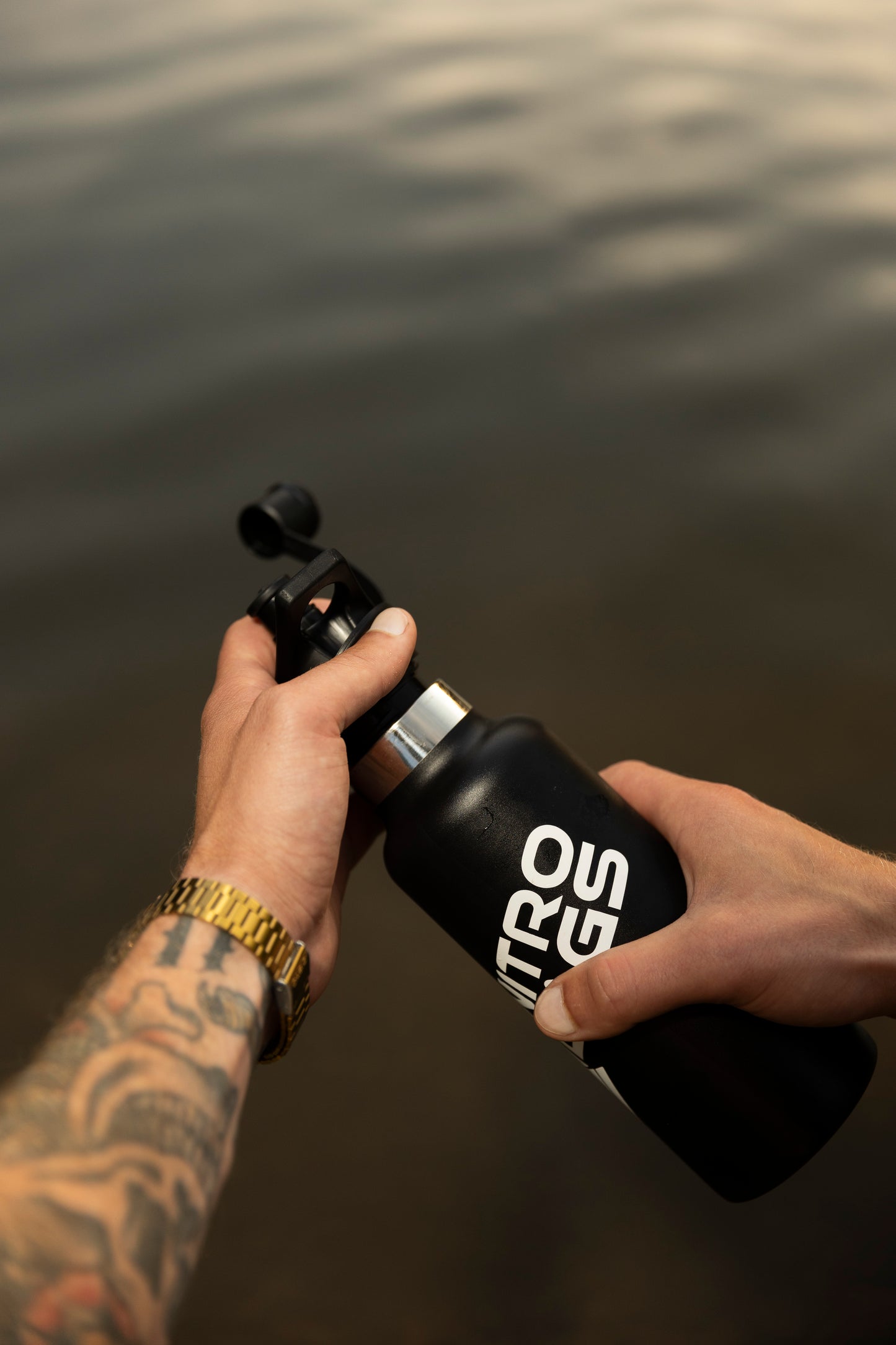 Nitro Bags X RIPURI Trinkflasche 600 ml Black