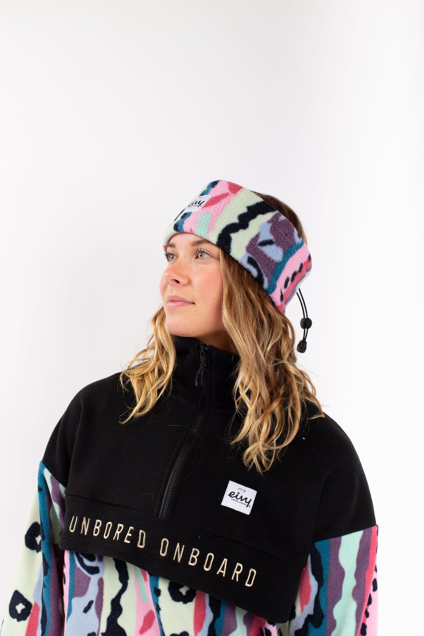 Eivy Throwback Sherpa Headband Snowboard Retro Inka (25)