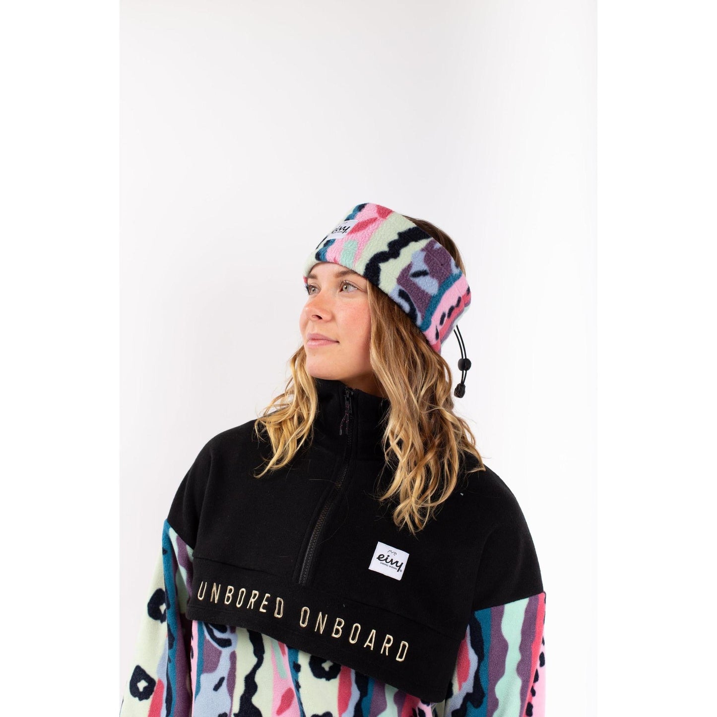 Eivy Throwback Sherpa Headband Snowboard Retro Inka (25)