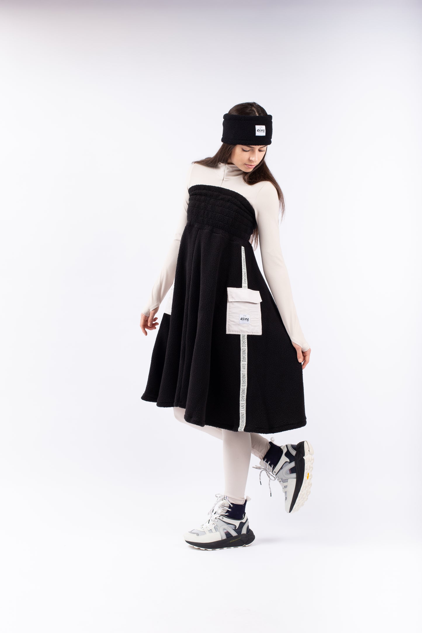 Eivy Valley Sherpa Skirt Black