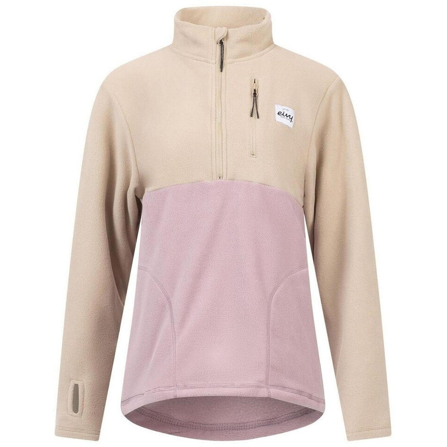 Eivy TECHLIGHT HALFZIP Damen Fleece Sand Faded Woodrose Fleecepullover
