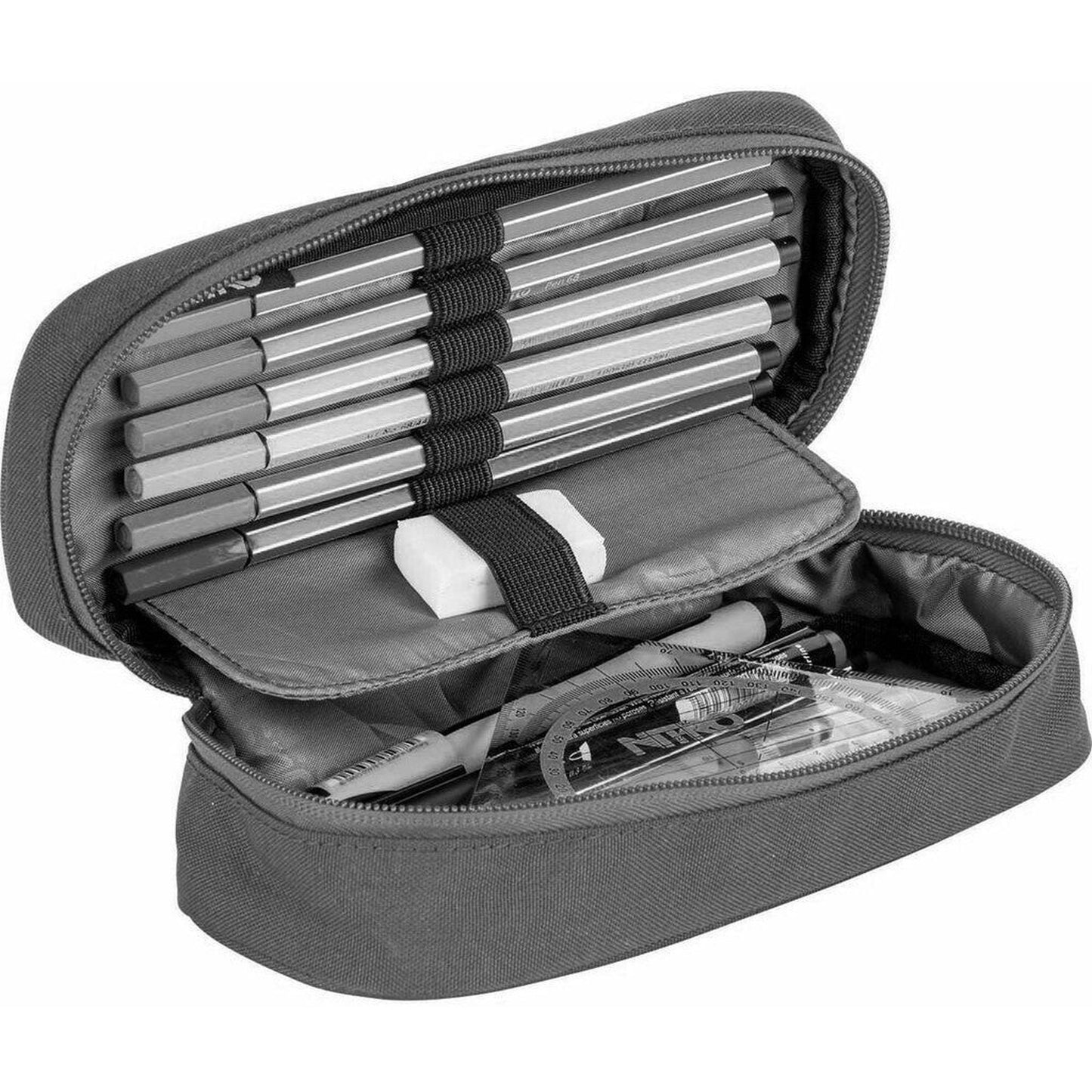 Nitro Pencil Case Federmäppchen für Schule Schlampermäppchen ABSTRACT