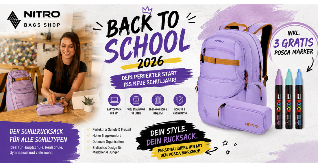 Back to School 2026: Das Nitro Future Hero Set – Der Schulrucksack, der mehr kann
