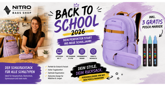 Back to School 2026: Das Nitro Future Hero Set – Der Schulrucksack, der mehr kann