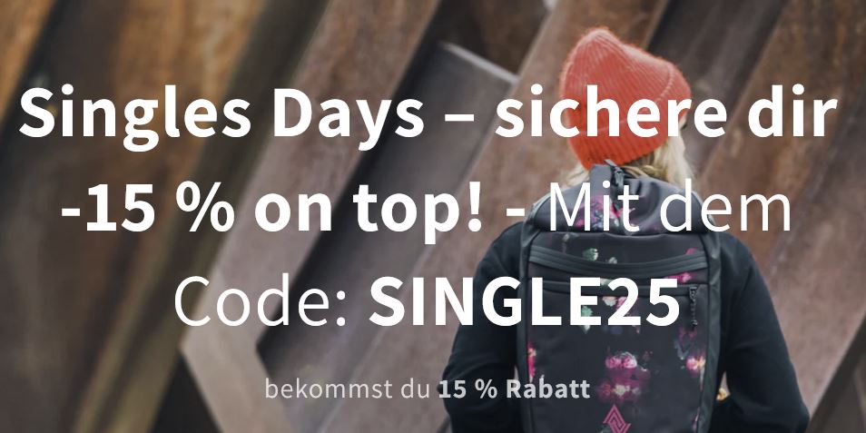 Singles Day bei NITRO Bags – sichere dir -15 % on top! Code: SINGLE25