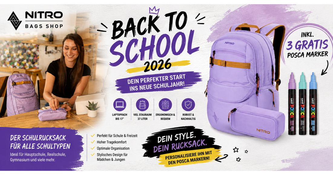 Back to School 2026: Das Nitro Future Hero Set – Der Schulrucksack, der mehr kann