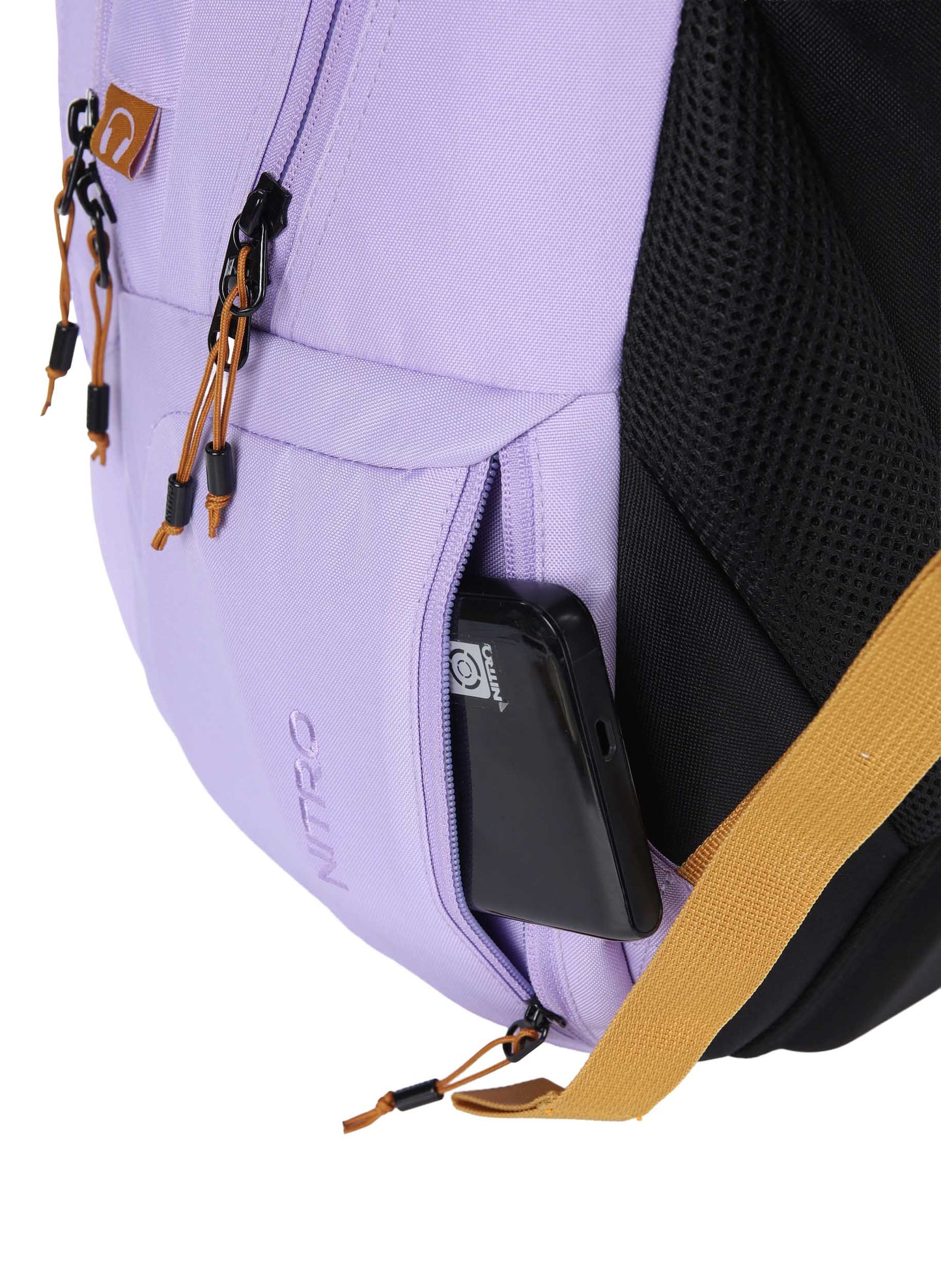 Nitro Stash 29L Rucksack mit 15 Zoll Laptoptasche Lavender
