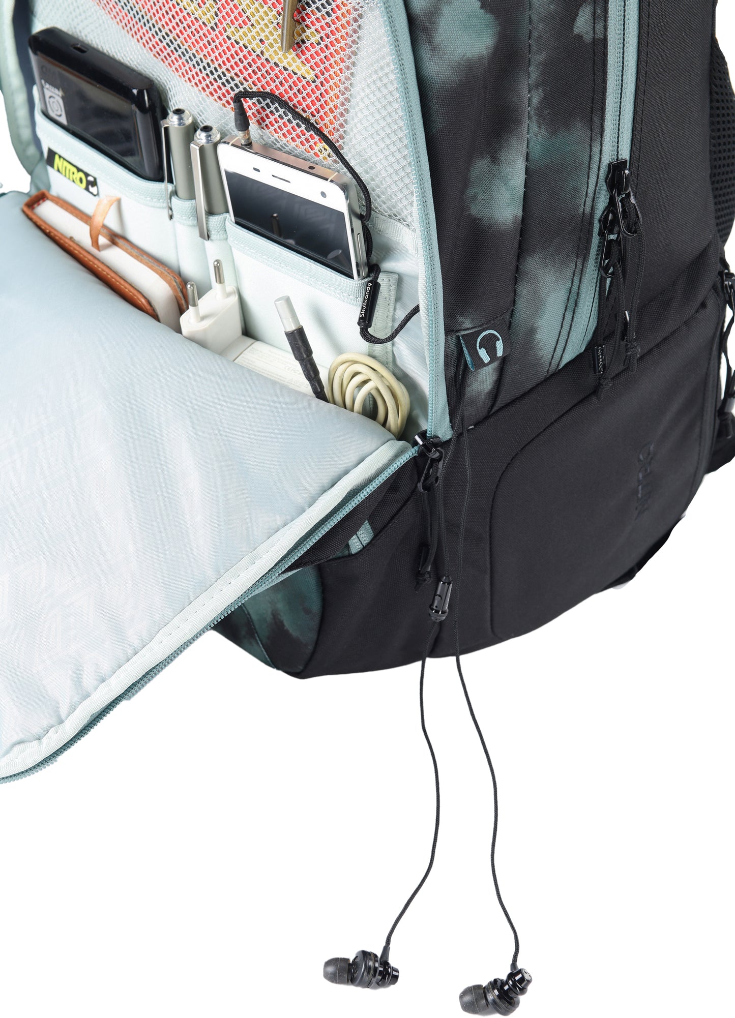 Nitro Stash 29L Rucksack mit 15 Zoll Laptoptasche Reef Break