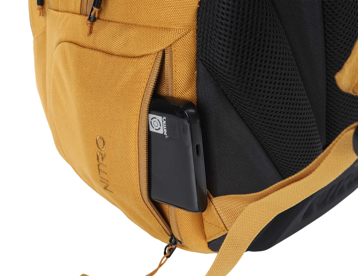 Nitro Stash 29L Rucksack mit 15 Zoll Laptoptasche Amber Glow