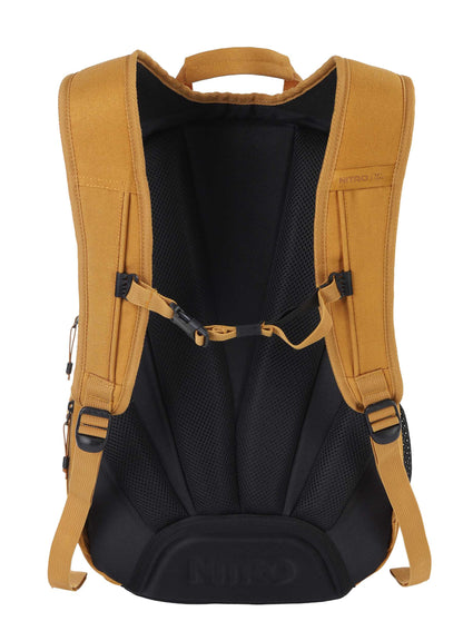 Nitro Stash 29L Rucksack mit 15 Zoll Laptoptasche Amber Glow