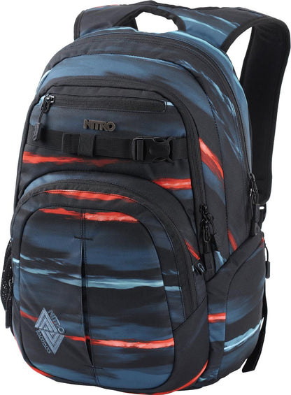 Nitro Schulrucksack Set Chase Acid Dawn – 3-teilig inkl. Pencil Case XL & Sportsack