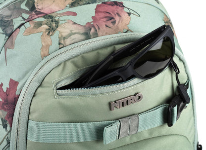 Nitro Complete School Set Chase Dead Flower – 3-teilig | Mädchen Schulrucksack Set inkl. Pencil Case XL & Sports Sack