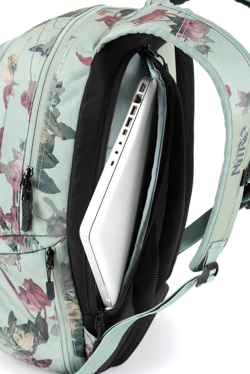 Nitro Complete School Set Chase Dead Flower – 3-teilig | Mädchen Schulrucksack Set inkl. Pencil Case XL & Sports Sack
