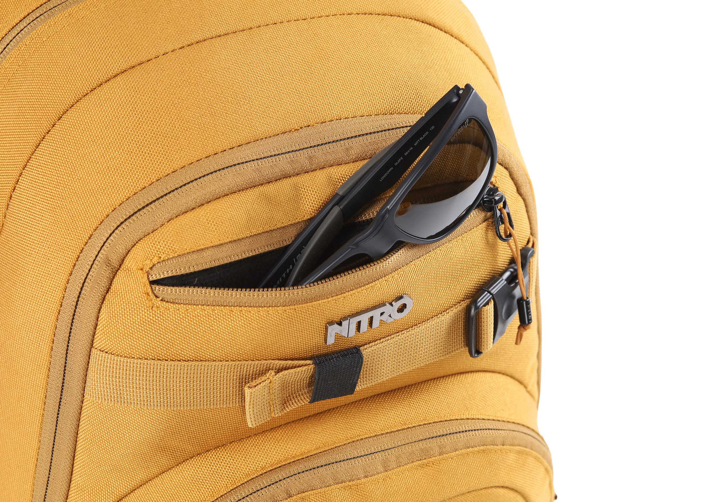 Nitro Chase 35L Rucksack Schulrucksack mit 17 Zoll Laptopfach – Amber Glow