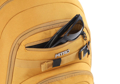 Nitro Chase 35L Rucksack Schulrucksack mit 17 Zoll Laptopfach – Amber Glow