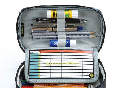 Nitro Schulrucksack Set Chase Acid Dawn – 3-teilig inkl. Pencil Case XL & Sportsack