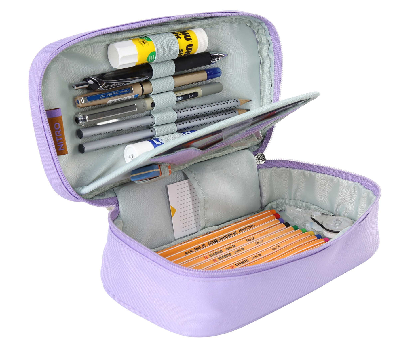 Future Hero Set inkl. Pencil Case XL und 3 POSCA Markern Farbe Lavender