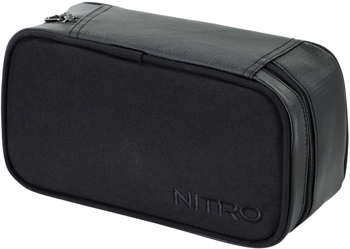 Nitro Complete School Set PLUS Chase Tough Black – 5-teilig inkl. Pencil Case XL, Sportsack, Rain Cover & Reflektor