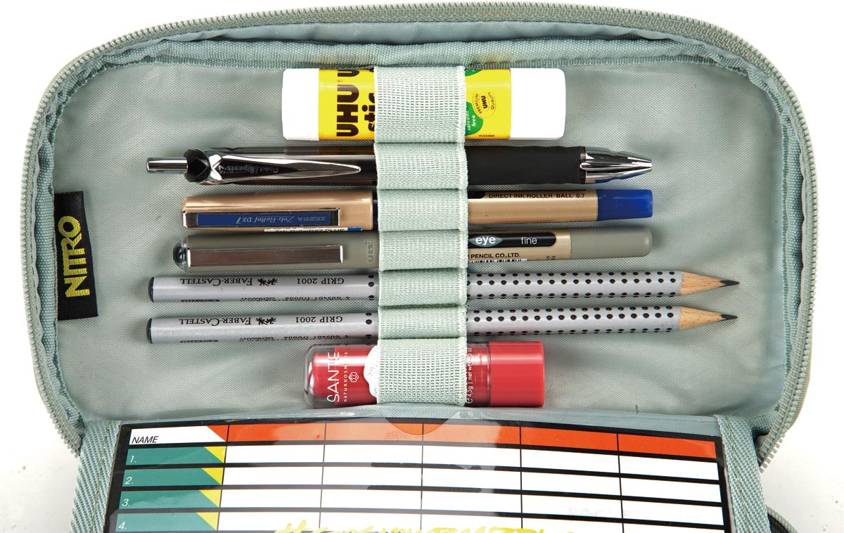 Nitro Complete School Set Chase Dead Flower – 3-teilig | Mädchen Schulrucksack Set inkl. Pencil Case XL & Sports Sack