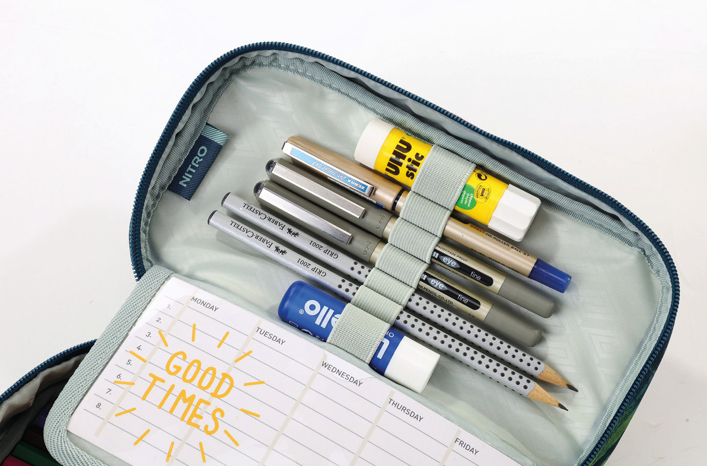 Future Hero Set inkl. Pencil Case XL und 3 POSCA Markern Farbe Tropical