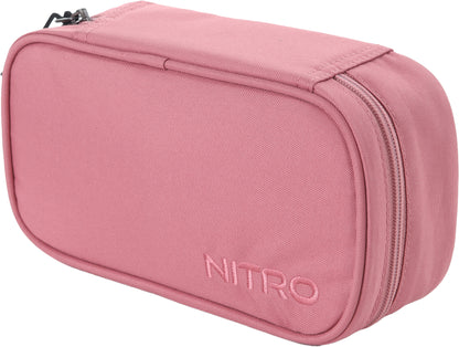 Nitro Schulrucksack Set PLUS Future Hero Woodrose – 5-teilig inkl. Pencil Case XL, Sportsack, Rain Cover & Reflektor
