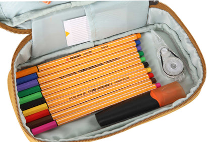 Nitro Pencil Case XL Federmäppchen für Schule Farbe Amber Glow