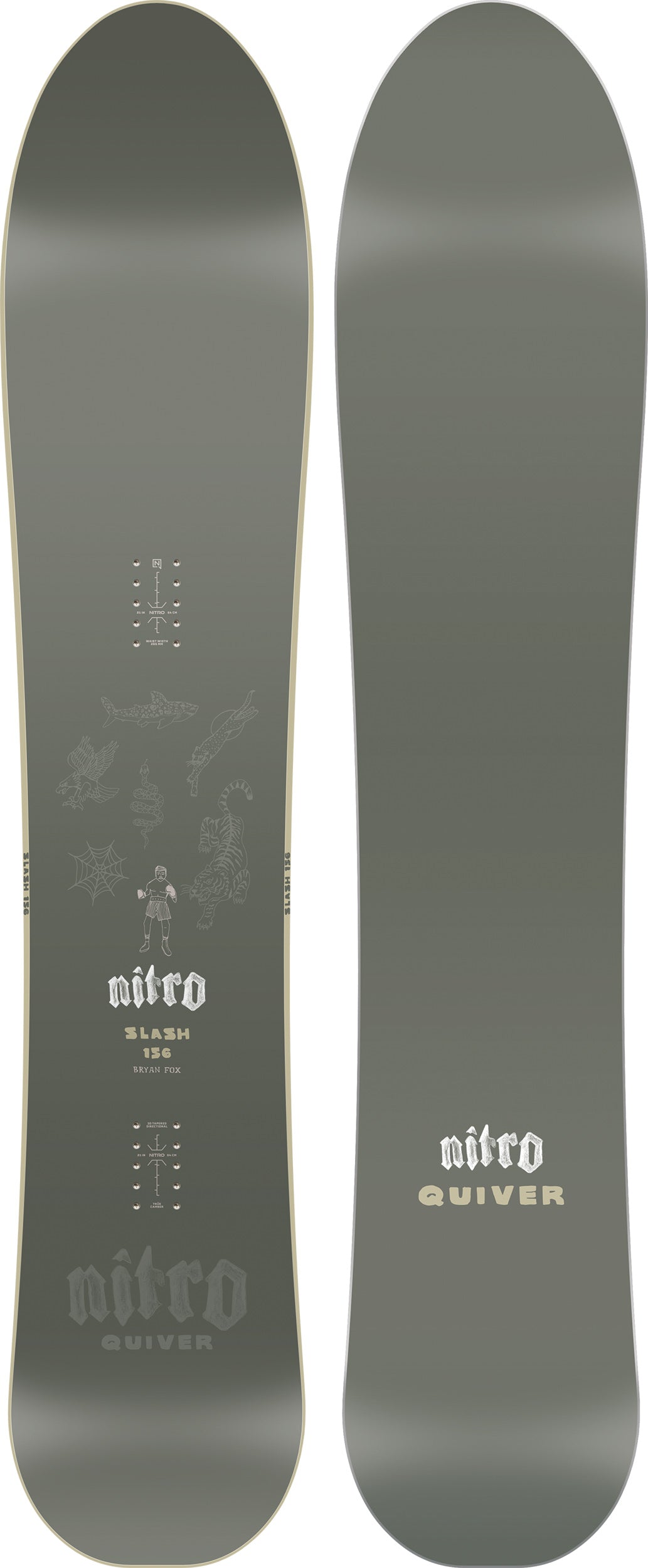 Nitro Slash Men Snowboard 2027 156 cm – Produktansicht
