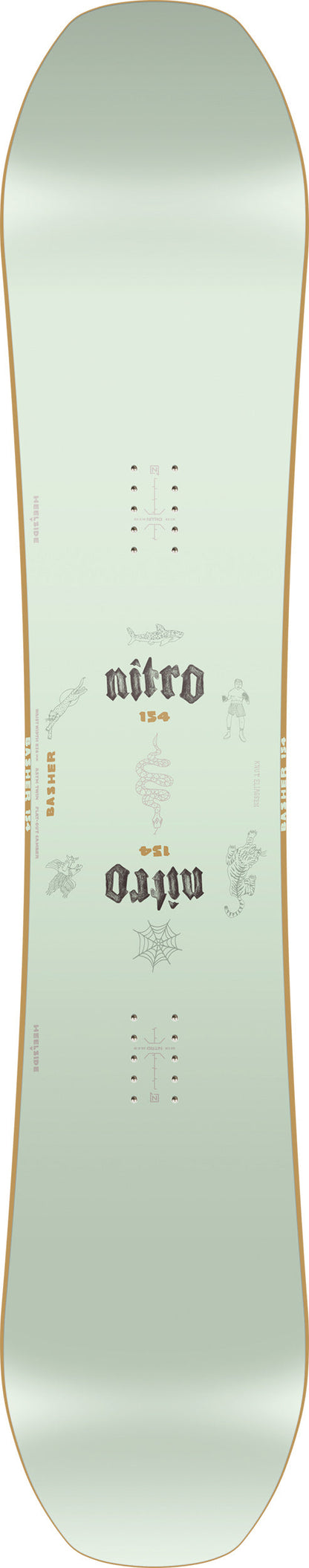 Nitro Basher Men Snowboard 2027 154 cm – Topsheet