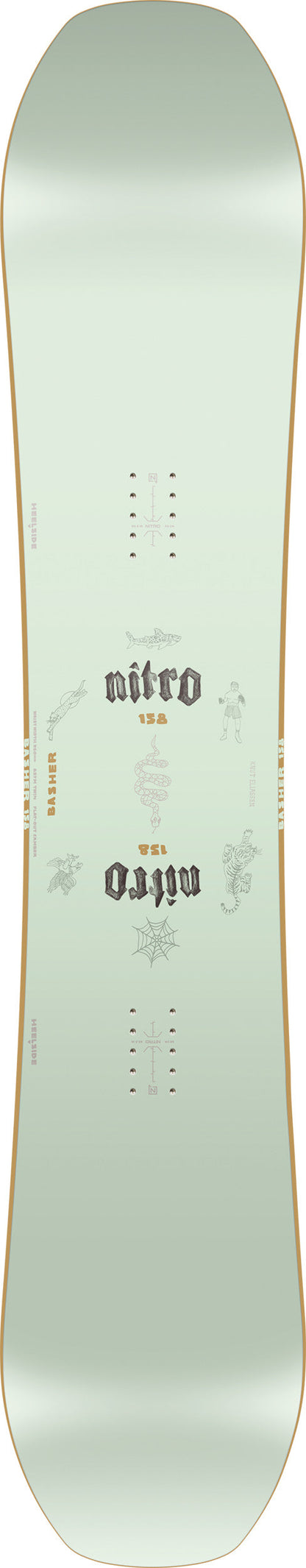 Nitro Basher Men Snowboard 2027 158 cm – Topsheet