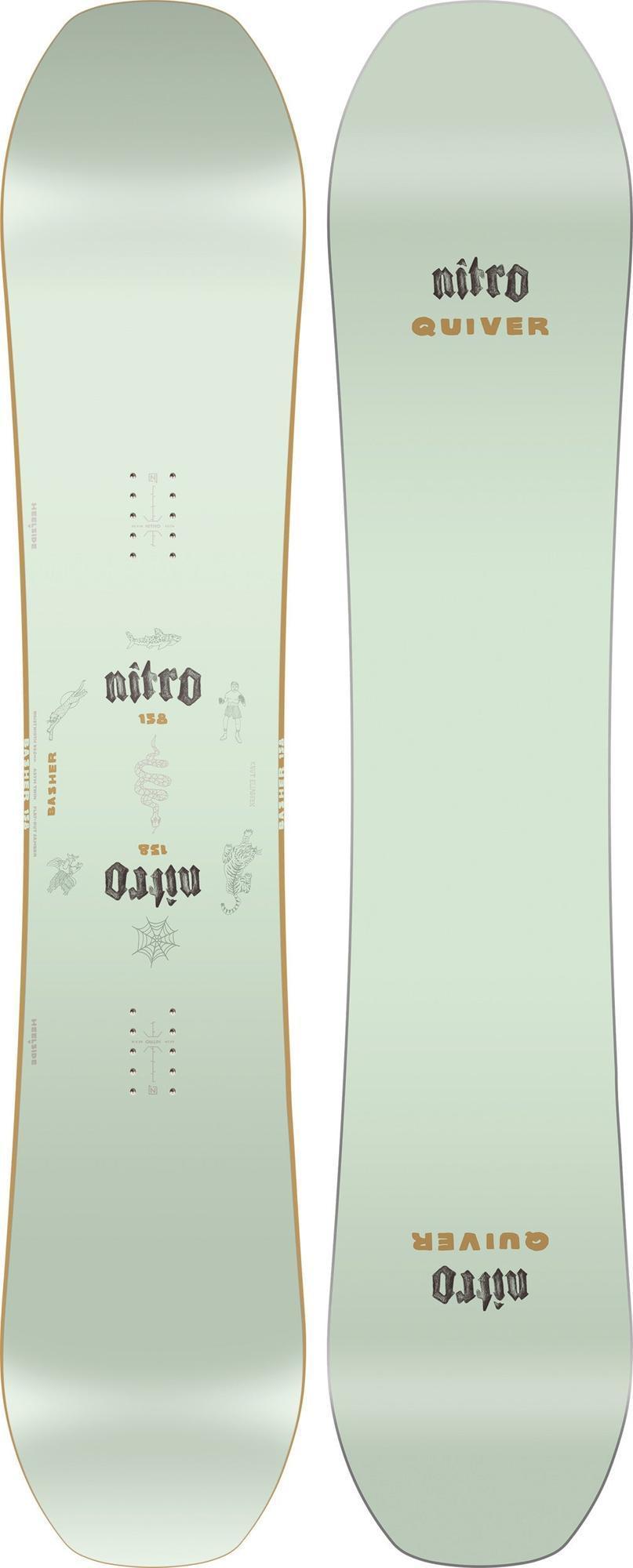 Nitro Basher Men Snowboard 2027 158 cm – Produktansicht