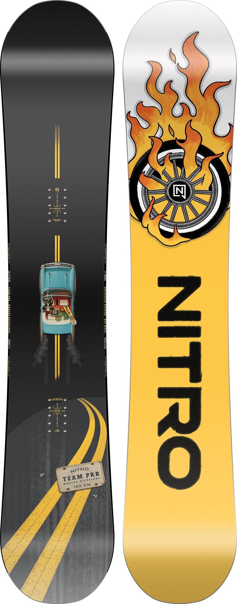 Nitro Team Pro Marcus Klevel. Men Snowboard 2027 155 cm – Produktansicht