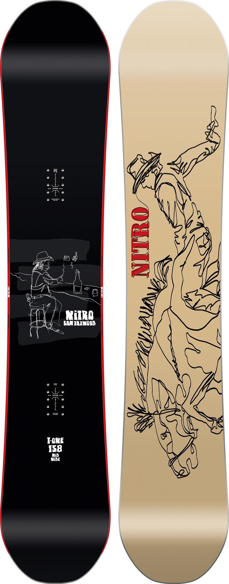 Nitro T1 Men Snowboard 2027 158M cm – Produktansicht