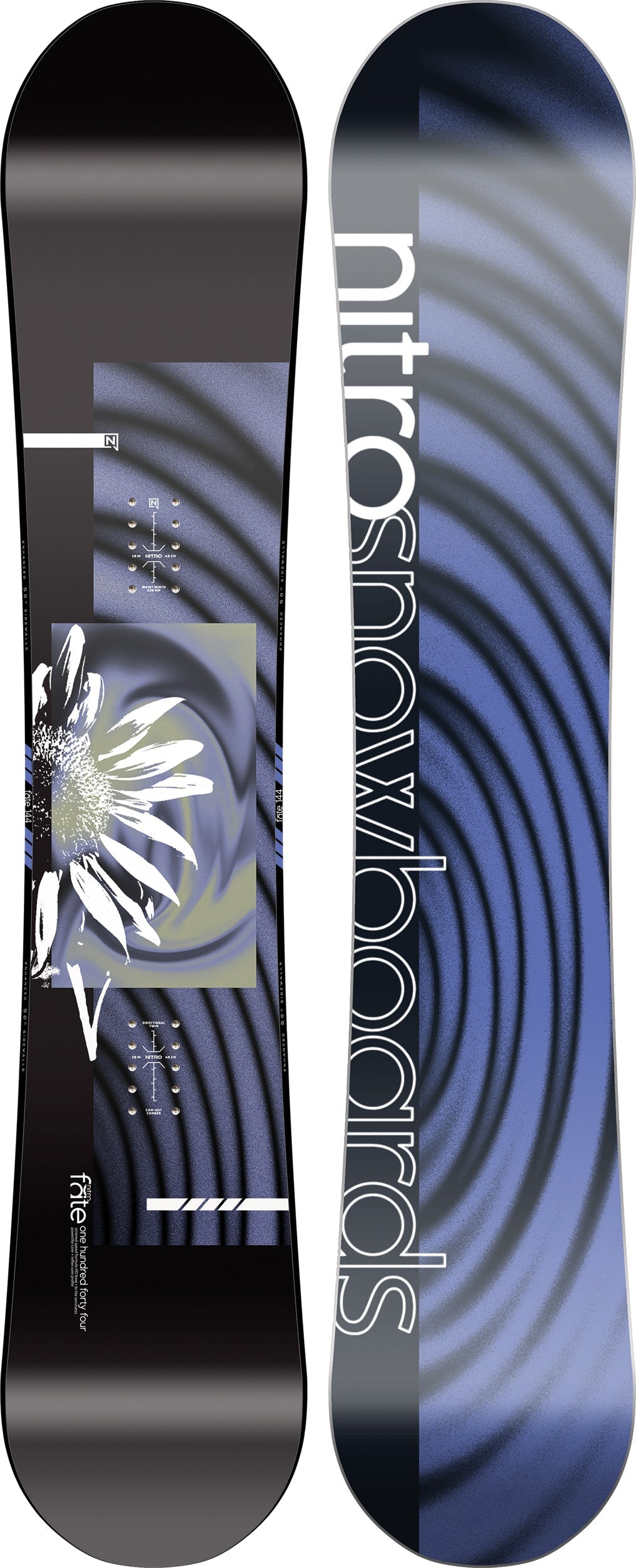 Nitro Fate Women Snowboard 2027 144 cm – Produktansicht