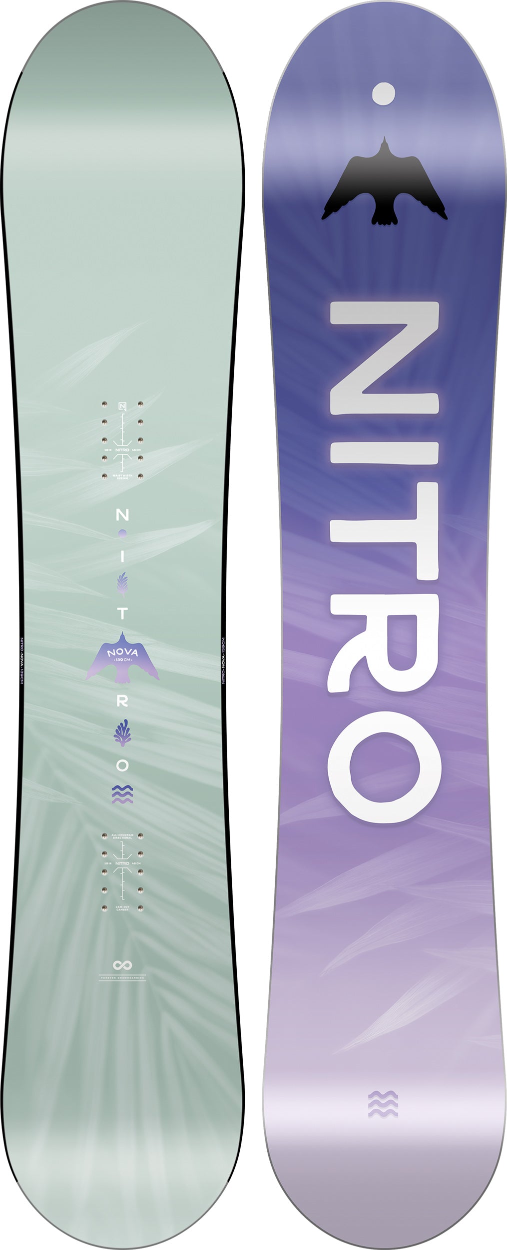 Nitro Nova Women Snowboard 2027 139 cm – Produktansicht