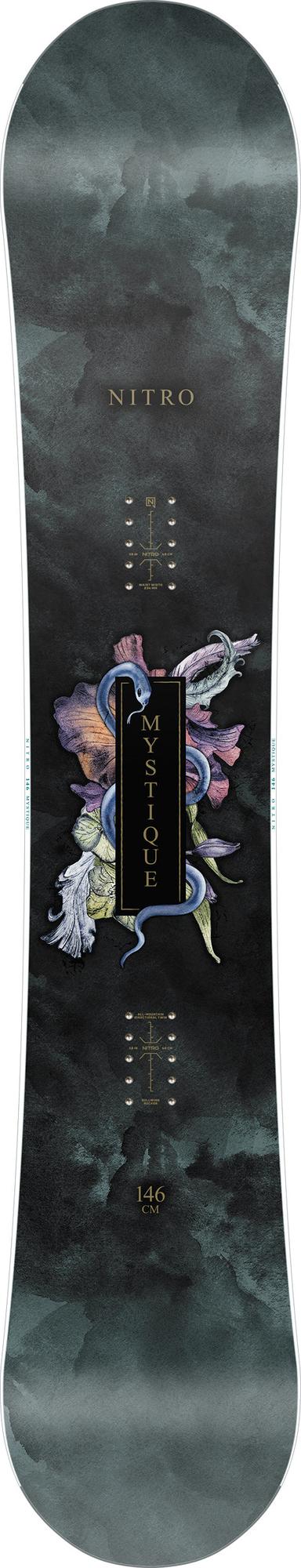 Nitro Mystique Women Snowboard 2027 146 cm – Topsheet