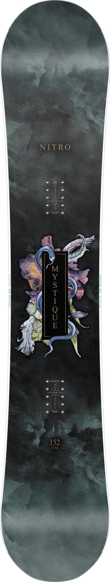 Nitro Mystique Women Snowboard 2027 152 cm – Topsheet